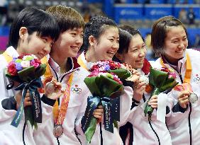 Japan win silver in women's table tennis