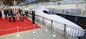 Shinkansen bullet train system marks 50 years of operation