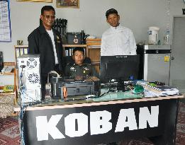 Japanese-style 'koban' police box in northeastern Thailand