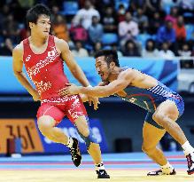 Matsumoto wins silver in men's Greco-Roman 66 kg