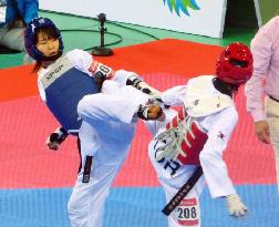 Hamada wins silver in women's 57 kg taekwondo