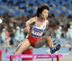 Kubokura wins silver in women's 400 meters hurdles