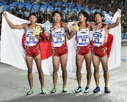 Japan win men's 4x400m relay at Asian Games