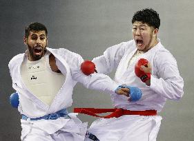 Kagawa wins silver in karate over-84 kg class