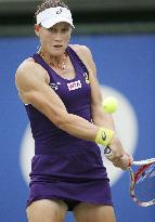 Tennis: Aoyama knocked out of Japan Women's Open