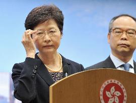 Hong Kong gov't postpones talks with student group