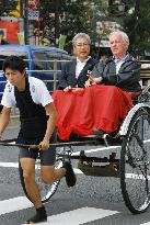 IOC's Reedie enjoys 'hospitality' tour of Tokyo
