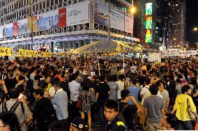 Pro-democracy protests in H.K.