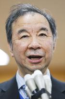 Japan's TPP negotiator speaks after meeting