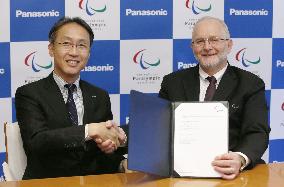 Panasonic signs sponsorship accord for Paralympics