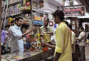 Indians stock up on fireworks ahead of Diwali festival