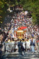 Samurai grand parade at Nikko Toshogu for autumn festival