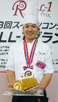 Takamatsu patissier wins contest for Japan's best Swiss roll
