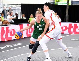 (SP)BELGIUM-ANTWERP-BASKETBALL-FIBA 3X3 WORLD CUP-CHINA VS LITHUANIA