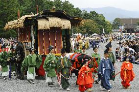 Annual 'Festival of Ages' parade held in Kyoto