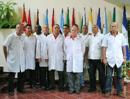 Liberia-bound Cuban doctors express determination