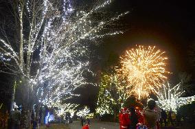 Christmas illumination starts at 'Santa Land' on Hokkaido