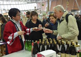 Japanese sake promoted at Turin int'l food fair