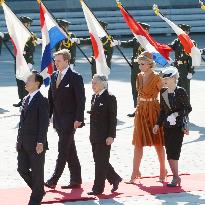 Dutch royal couple in Japan