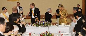 State banquet to welcome Dutch royal couple