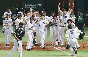 Hawks beat Tigers in Japan Series Game 4