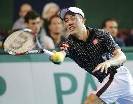 Nishikori into Paris Masters 3rd round