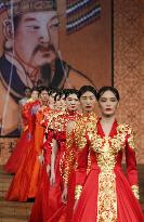 Models at China Fashion Week