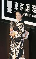 Miyazawa wins Best Actress Award at Tokyo film festival