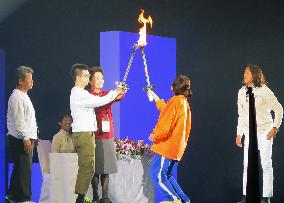 Torch relay held at domestic Special Olympics
