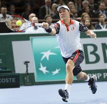 Nishikori beaten by Djokovic in Paris semifinals