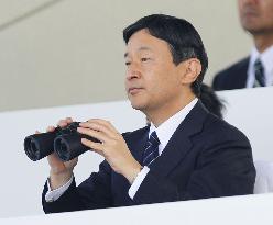 Crown Prince Naruhito at sports event for disabled