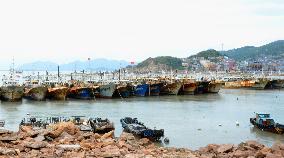 Homeport of Chinese boats poaching on Japanese corals