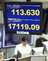 Nikkei tops 17,000 1st time in 7 yrs