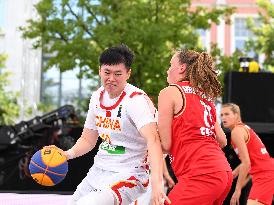 (SP)BELGIUM-ANTWERP-BASKETBALL-FIBA 3X3 WORLD CUP-CHINA VS GERMANY