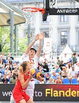 (SP)BELGIUM-ANTWERP-BASKETBALL-FIBA 3X3 WORLD CUP-CHINA VS GERMANY