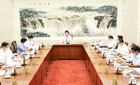 CHINA-BEIJING-LI ZHANSHU-NPC-CHAIRPERSONS-MEETING (CN)