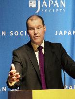 Takeda chief Weber gives speech in New York