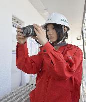 Woman works as construction site supervisor
