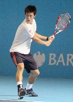 Japan's Nishikori prepares for ATP Tour fianls
