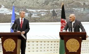 NATO chief pledges continued support for Afghanistan