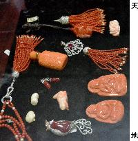 Coral fixings sold at Shanghai shop amid poaching fears