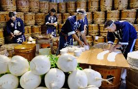Kyoto's winter delicacy in season at old pickle factory