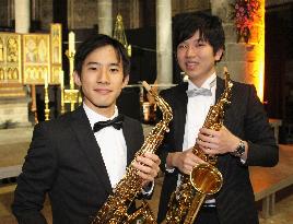 Japan duo shine at Adolphe Sax Int'l Competition