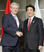 Canadian, Japanese prime ministers talk in Beijing