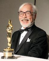 Japan's Miyazaki receives Honorary Oscar