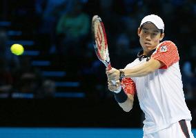 Nishikori defeats Murray at ATP World Tour Finals