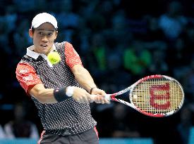 Nishikori beaten by Federer at ATP World Tour Finals