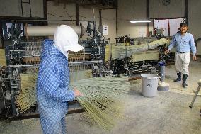 Rush plant farmer seeks new market beyond 'tatami' mats