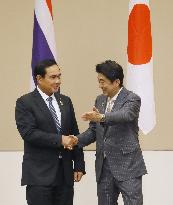 Thai, Japanese prime ministers hold talks in Myanmar