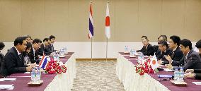 Thai, Japanese prime ministers hold talks in Myanmar